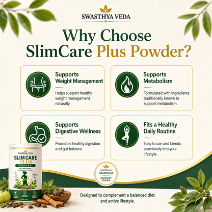 Swasthya Veda Slim Care Plus Powder – Ayurvedic Weight Management Formula
