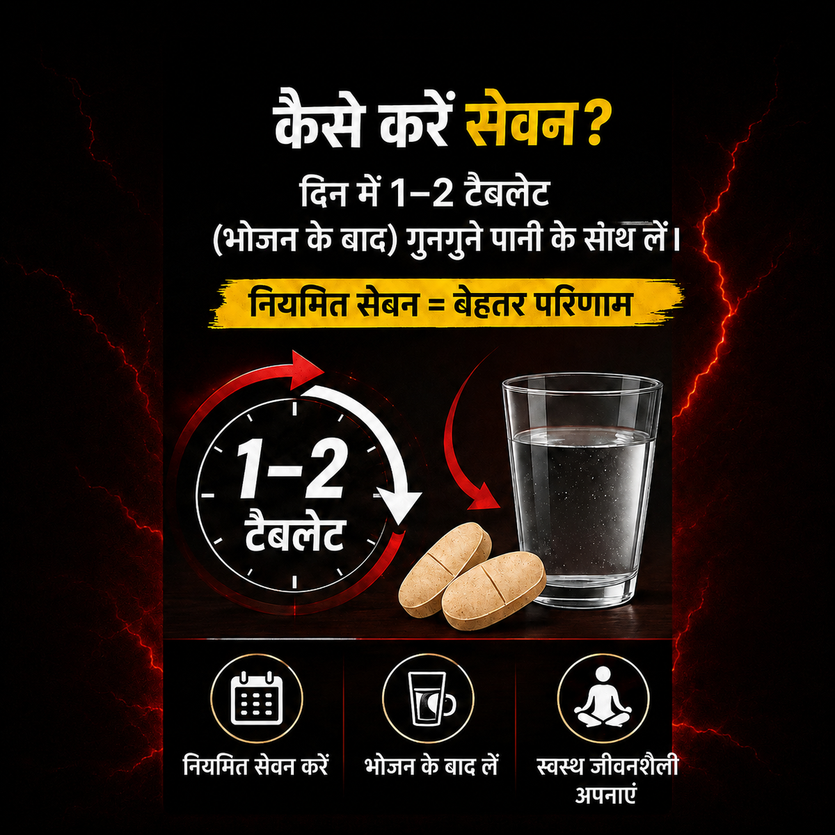Swasthya Veda Power Boost – Men’s Performance Tablets  Power • Stamina • Energy