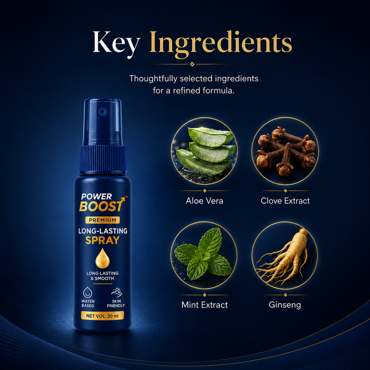 POWER BOOST – Long-Lasting Spray Confidence. Comfort. Better Moments