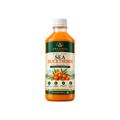 Swasthya Veda Himalayan Sea Buckthorn Juice – Nature’s Superberry | 500 ml