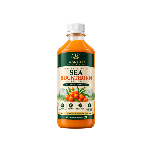 Swasthya Veda Himalayan Sea Buckthorn Juice – Nature’s Superberry | 500 ml